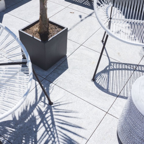 Sitting area on rooftop deck Sitting area on rooftop deck